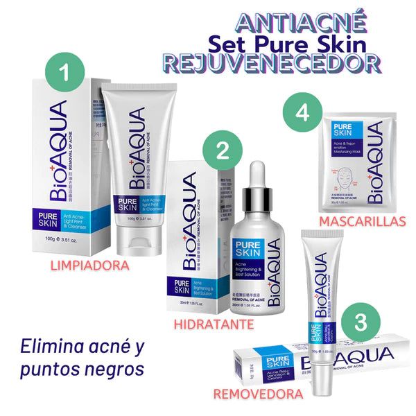 Combo Facial Antiacne® BIOAQUA X4