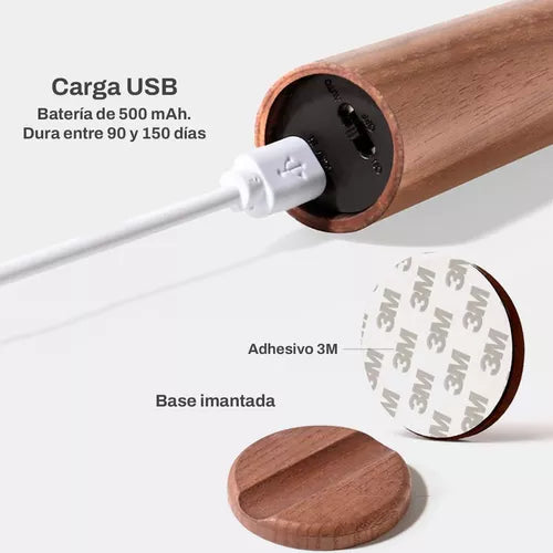 Lámpara Con Sensor De Movimiento® Deja El Miedo a La Oscuridad.